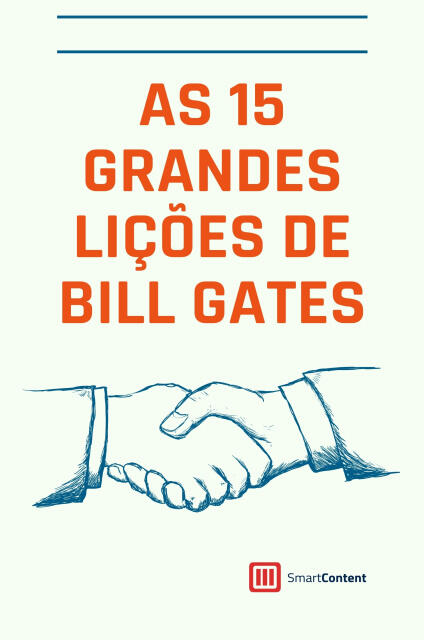 As 15 grandes lições de Bill Gates