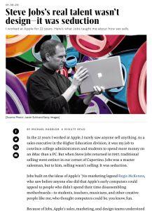 Steve Jobs - Real Talent Wasn't? Design ? It Was Seduction